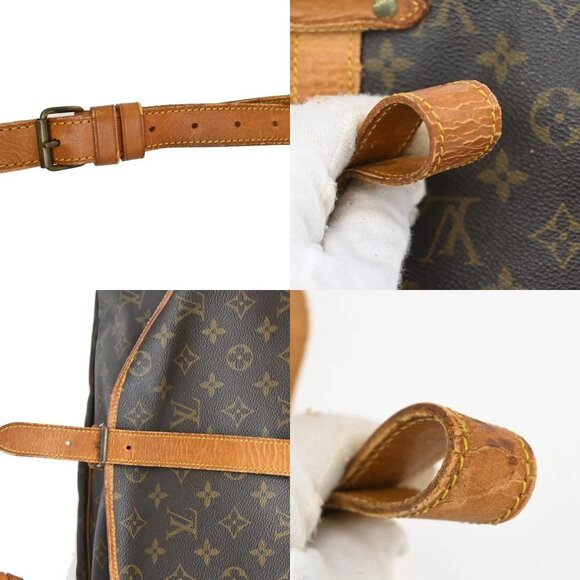 LOUIS VUITTON Saumur 35 Shoulder Bag Monogram Leather BN France M42254 39TA086 - Picture 8 of 16